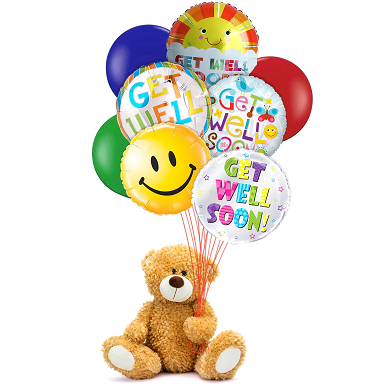 Get Well Soon Stuffed Bear at From You Flowers