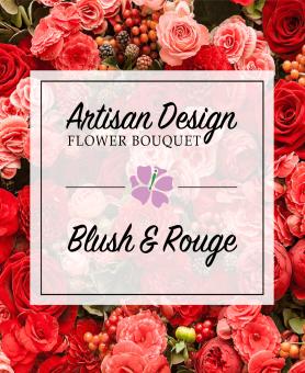 Artist's Design: Blush and Rouge | Avas Flowers