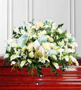 Blue Flower Arrangements | Blue Funeral Flower Bouquets | | Avas Flowers