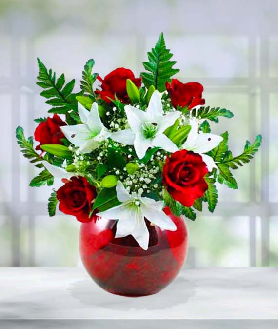 Winter Splendour Artificial Flower Arrangement