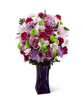 Purple Pop Bouquet | Avas Flowers